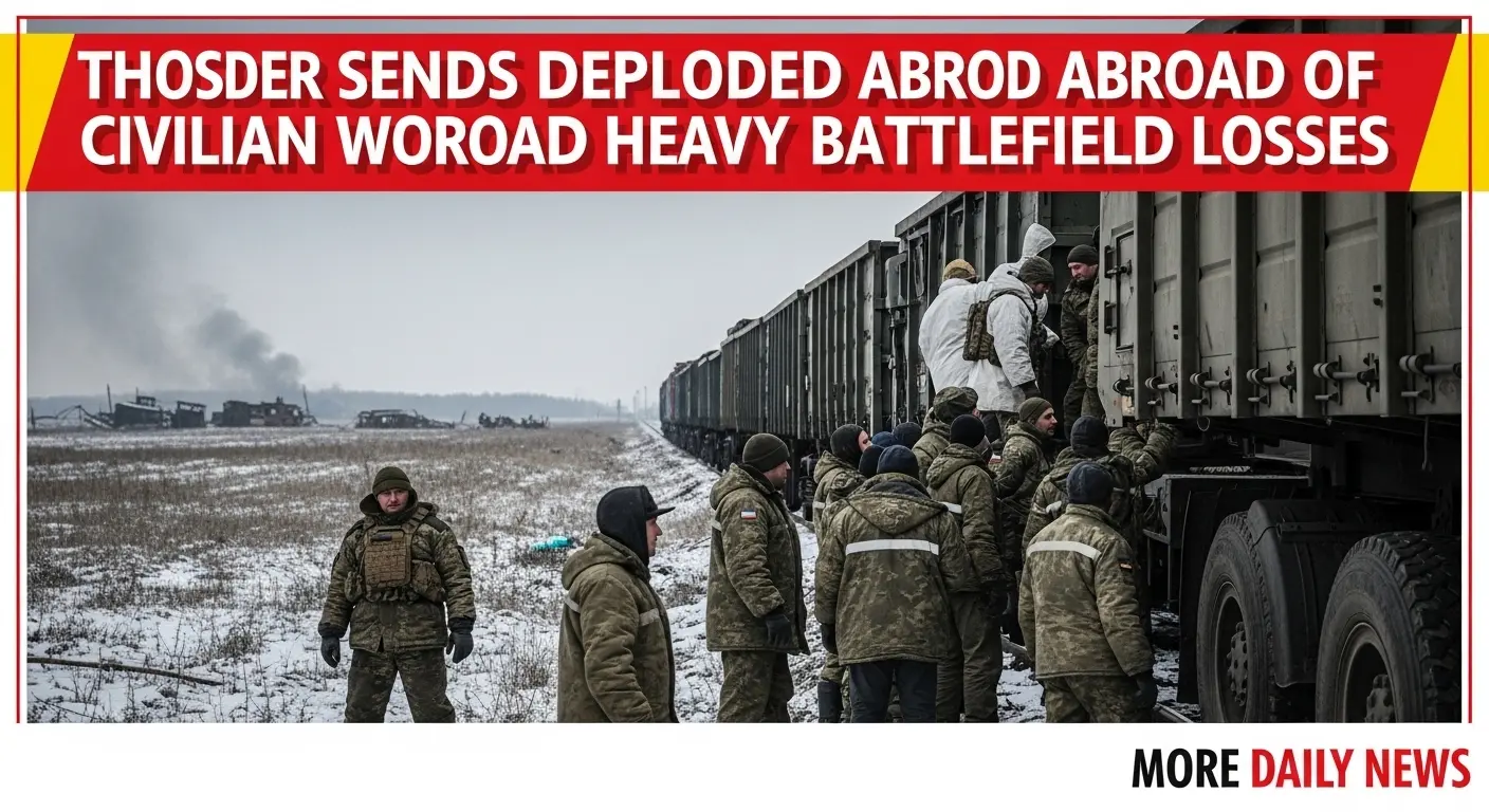 Kim Jong Un Sends 6,000 Workers to Kursk After Suffering Heavy Troop Losses in Russia