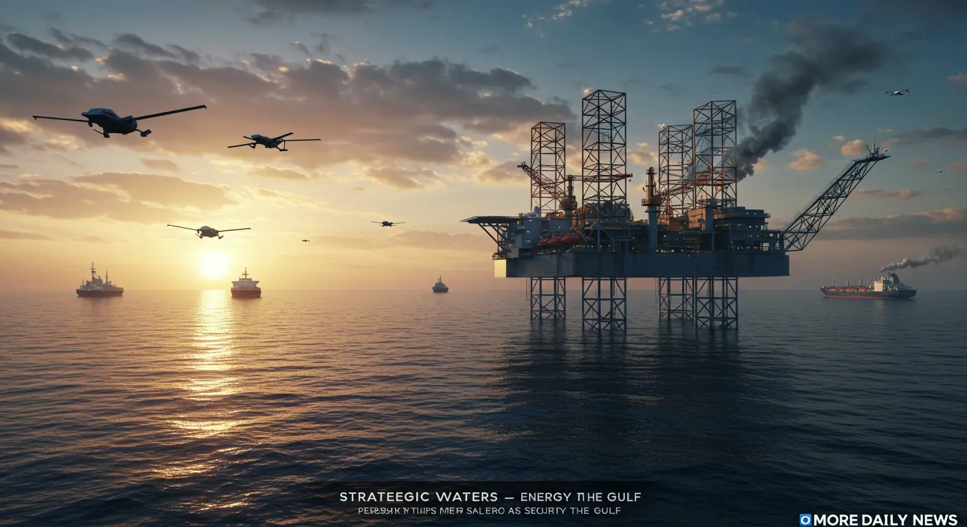Oil Rig or Shipping Vessel